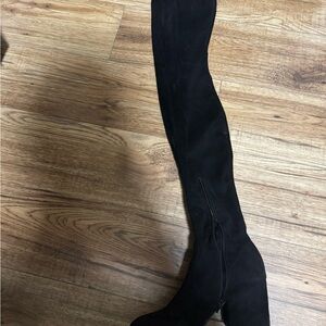 Steve Madden Black Over-the-Knee Boots